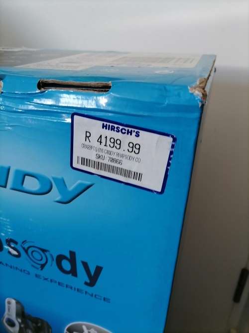 **SPRING SPECIAL*PRE OWNED CANDY RHAPSODY CORDLESS VACUUM IN BOX*WAS R4200 IN STORE**