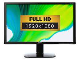 *STARTING R1 NO RESERVE*LIKE NEW ACER HA22HQ 22INCH FULL HD LED DISPLAY SCREEN, HDMI, VGA**R2500