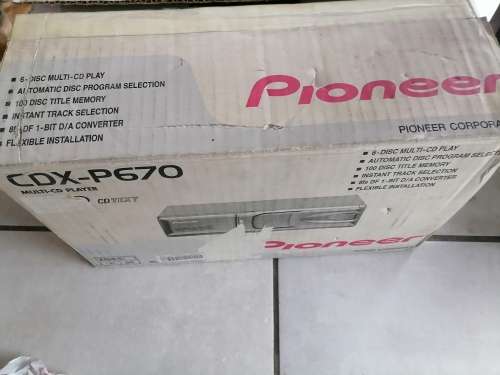 *BRAND NEW PIONEER CDX-P670 6 DISK CD SHUTTLE IN BOX WITH ACCESSORIES**OVER R1500 RETAIL