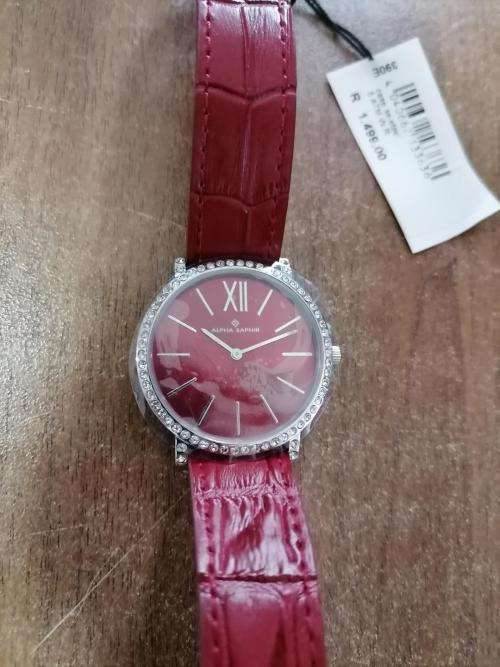*ONCE OFF DEAL**BRAND NEW JACQUES LEMANS ALPHA SAPHIR Crystals Red Leather.390*R1500 RETAIL