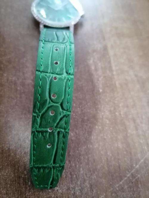*ONCE OFF DEAL*BRAND NEW JACQUES LEMANS ALPHA SAPHIR Crystals GREEN Leather.390*R1500 RETAIL