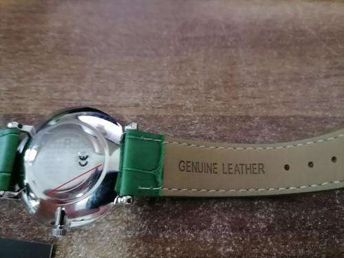 *ONCE OFF DEAL*BRAND NEW JACQUES LEMANS ALPHA SAPHIR Crystals GREEN Leather.390*R1500 RETAIL