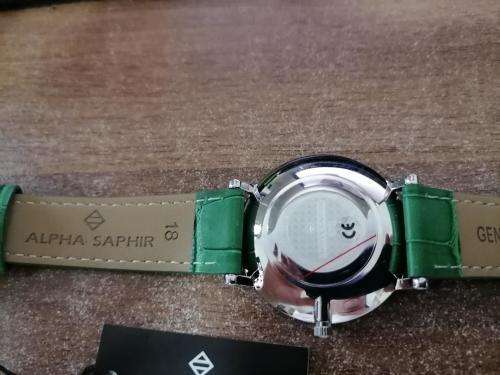 *ONCE OFF DEAL*BRAND NEW JACQUES LEMANS ALPHA SAPHIR Crystals GREEN Leather.390*R1500 RETAIL