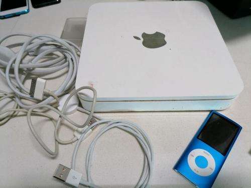 *LOT OF APPLE ITEMS*APPLE A1285 IPOD+APPLE A1409 TIME CAPSULE*BOTH SOLD AS IS*ONE BID FOR BOTH*