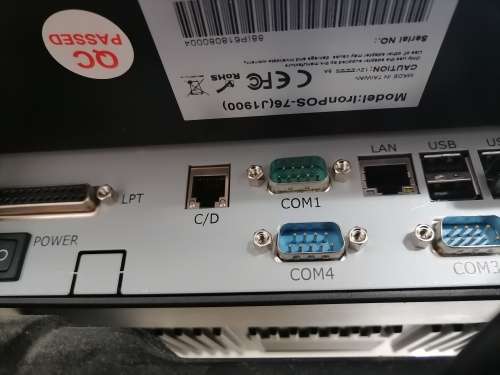 *LIQUIDATION ITEM*POINT OF SALE SYSTEM*POSLAB IRONPOS 76*CRACKED GLASS/WORKING(R12 000 RETAIL)