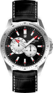 *BLACK FRIDAY*FREE FREIGHT*BRAND NEW BLACK LIVERPOOL AUTOMATIC1-1755 JACQUES LEMANS WATCH*R15000