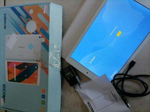**BLACK FRIDAY*FREE FREGHT*DEMO MECER 10` M16QF2 WHITE TABLET WITH POUCH IN BOX**