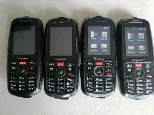 *BLACK FRIDAY DEAL*FREE FREIGHT*LOT OF 4X USED RUG GEAR RG310 COMMERCIAL RADIO/ PHONES*R3500 EACH*