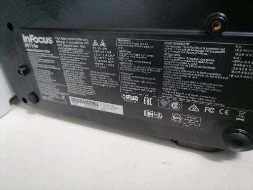 **BLACK FRIDAY*FREE FREIGHT*INFOCUS 3D READY IN114 PROJECTOR WITH REMOTE*ONLY 165HRS*R7000 IN STORE*