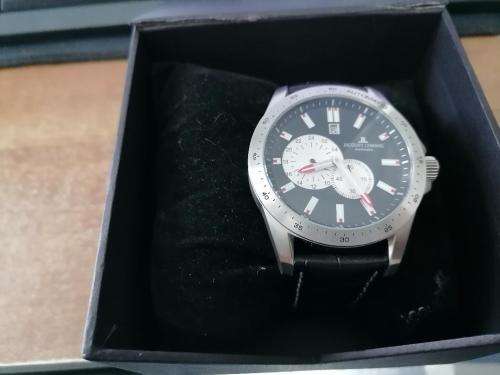 *BLACK FRIDAY*FREE FREIGHT*BRAND NEW BLACK LIVERPOOL AUTOMATIC1-1755 JACQUES LEMANS WATCH*R15000