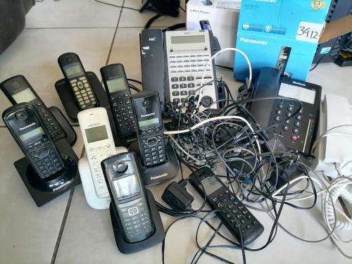 *COMPANY LIQUIDATION ITEMS*BULK LOT OF CORDLESS PHONE,SWITCH BOARD PHONES,INTERCOM, CHARGERS**