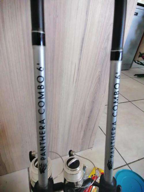 *YEAR END CLEARANCE**COMBO DEAL*2 X PANTHERA COMBO 6FT BASS RODS,REELS,LURES ETC**
