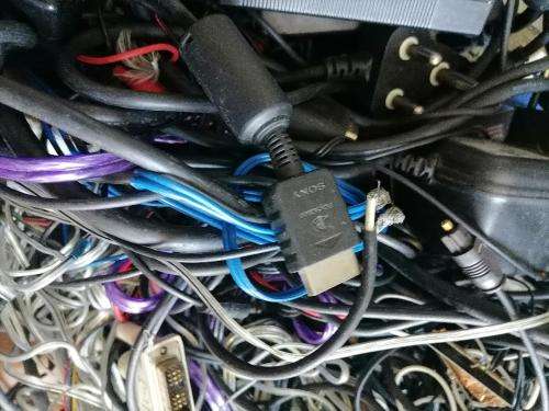 **BACK TO WORK DEAL**HUGE LOT OF ELECTRONICS*ABOUT 30 LAPTOP CHARGERS,CABLES ETC ETC**