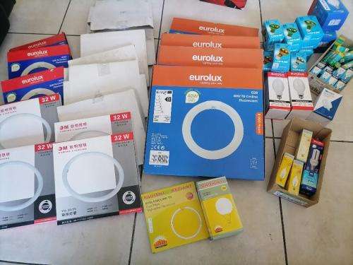 *LIGHT SHOP LIQUIDATION**BULK LOT OF NEW LIGHTING*EUROLUX,RADIANT,LOHUIS,POLAMP*ONE BID FOR THE LOT*