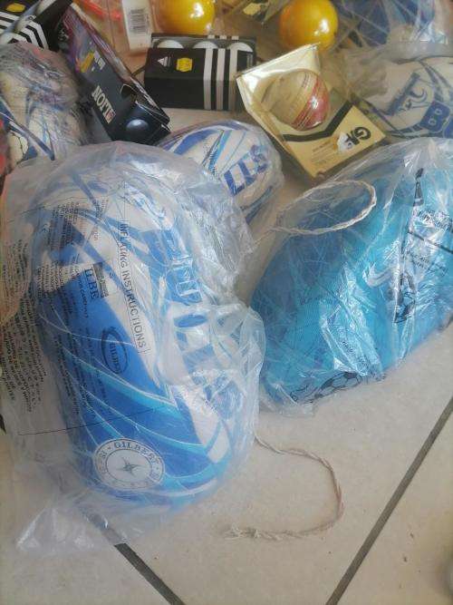 **HUGE SPORT SHOP LIQUIDATION*LOT OF BRAND BALLS.FLAGS.CONES ETC ETC*OVER R5000 RETAIL**