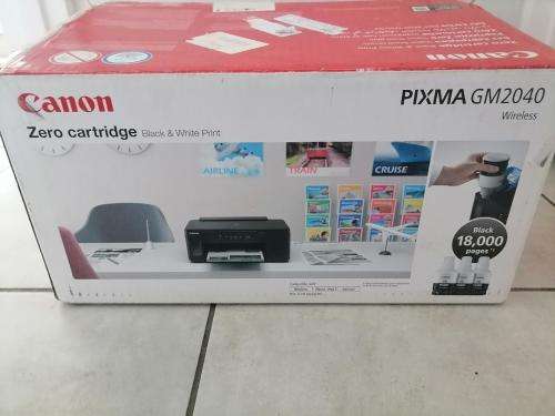 **CANON PIXMA GM2040 WIFI PRINTER IN BOX*NOT TURNING ON*LOOKS NEW IN BOX*R4000 RETAIL**