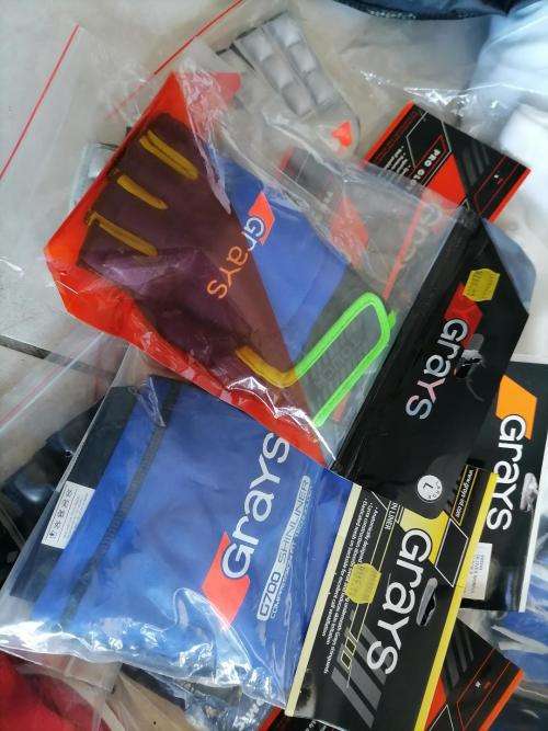 **HUGE SPORT SHOP LIQUIDATION*LOT OF BRAND NEW SHIN GUARDS,GLOVES,CRICKET PANTS ETC ETC**