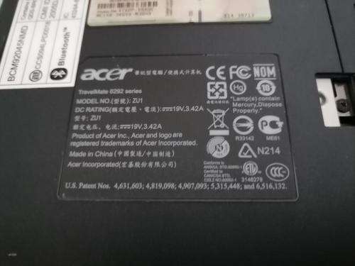 *VALENTINE DEAL*PREOWNED ACER TRAVEL MATE 6292 LAPTOP WITH CHARGER*WORKING PERFECT**