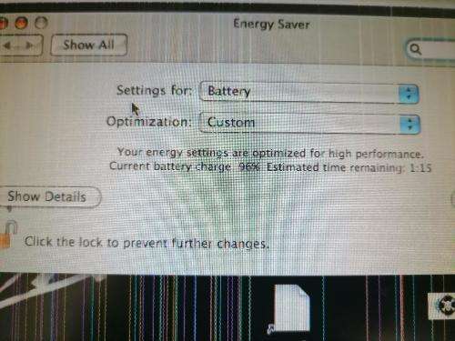 *PAYDAY  DEALS**APPLE POWERBOOK G4 A1107 17` LAPTOP, EXCELLENT CONDITION*LINED ON SCREEN**