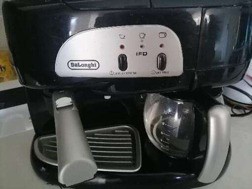 *MONTH END MADNESS**Delonghi BCO 130 Combi Espresso and Filter Coffee Machine (Black)*WORKING**