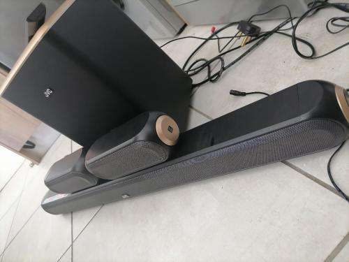 *EASTER SPECIAL**AMAZING SOUND*JVC TH-N331B SOUND BAR,WIRELESS SUB,WIRELESS SPEAKERS,REMOTE*R4000