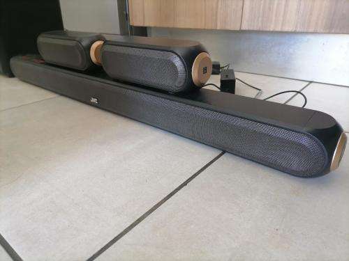 *EASTER SPECIAL**AMAZING SOUND*JVC TH-N331B SOUND BAR,WIRELESS SUB,WIRELESS SPEAKERS,REMOTE*R4000