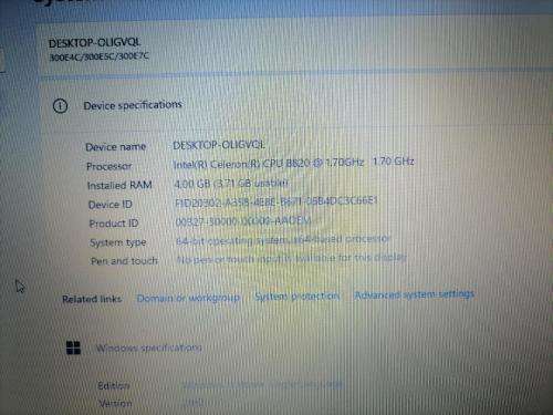 **SAMSUNG SERIES 3 300E LAPTOP, WINDOWS 11,1TB HDD,4GB RAM,INTEL CELERON,CHARGER INCL**