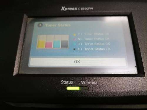 *BELLCO BARGAINS*SAMSUNG XPRESS C1860FW COLOR  WIFI LAZER ALL ON ONE PRINTER*R6500 IN STORE**