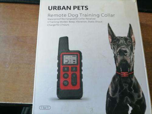 *BUY ONE GET ONE FREE*URBAN PETS REMOTE WATERPROOF RECHARGABLE DOG TRAINING COLLAR*R2000 IN STORE**