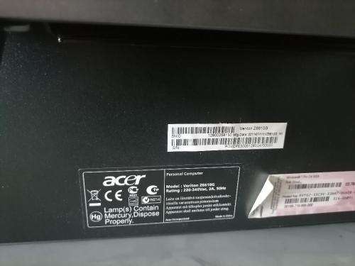 *REFURBISHED 24 ` I5 ACER VERITON X6610G ALL IN ONE PC*4GB RAM,2TB HDD*GAMING KEYBRD/MSE*100%**