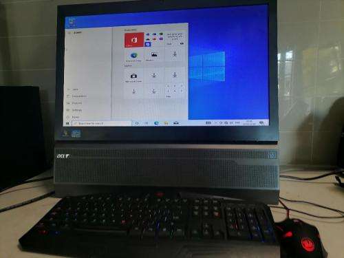 *REFURBISHED 24 ` I5 ACER VERITON X6610G ALL IN ONE PC*4GB RAM,2TB HDD*GAMING KEYBRD/MSE*100%**