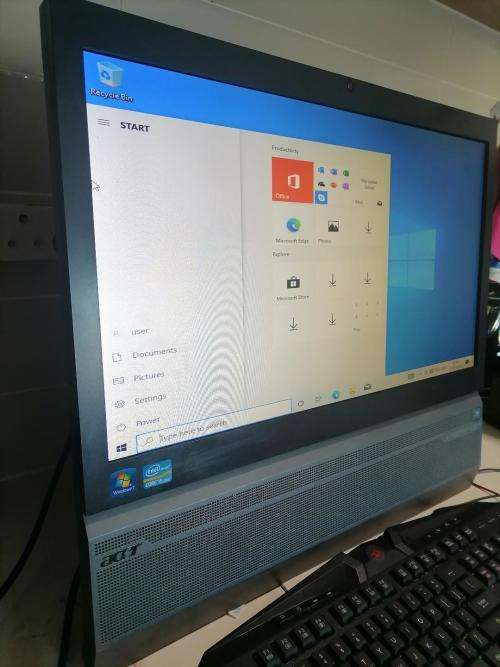 *REFURBISHED 24 ` I5 ACER VERITON X6610G ALL IN ONE PC*4GB RAM,2TB HDD*GAMING KEYBRD/MSE*100%**