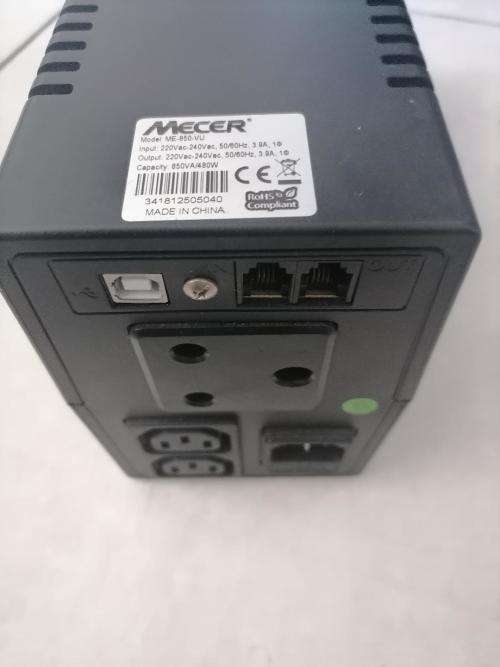 *WEEKEND SPECIAL*LOADSHEDDING WILL NEVER END*THIS IS A MUST HAVE IN SA*REFURBISHED MECER 650VAS UPS*
