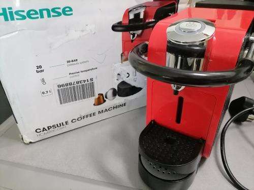 *EASTER SPECIAL*DEMO HISENSE COFFE CAPSULE MACHINE*AWESOME RED COLOR*R2500 IN STORE**