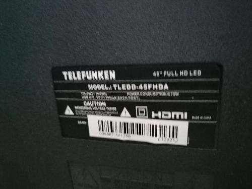 *MONTH END DEALS*45 INCH TELEFUNKEN FULL HD LED TV WITH REMOTE*R6500 IN STORE***