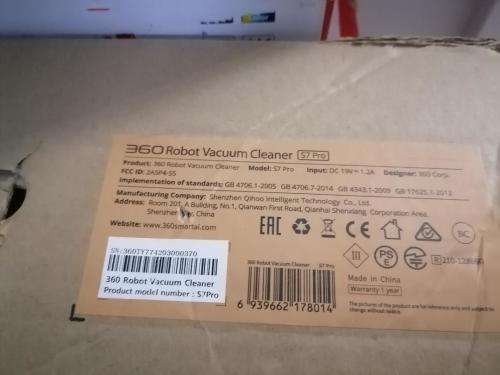 *BEST DEALS ON BOBSHOP*DEMO 360 S7 SMART ROBOT AND VACUUM WITH CHARGING STATION*OVER R8000 RETAIL*