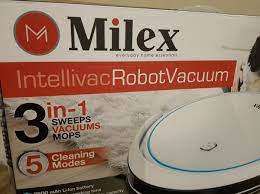 *MIDMONTH DEALS*MILEX INTELLIVAC ROBOT 3IN1 VAC,MOP,SWEEP, REMOTE,DOCK STATION ETC*R6000 RETAIL