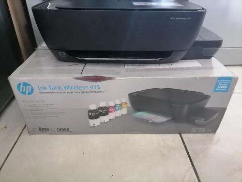 HP INK TANK WIRELESS 415 PRINTER IN BOX.COLOUR NOT PRINTING