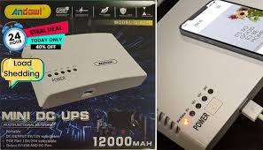 NEW ANDOWL 12000MAH UPS**RUN YOUR WIFI,CCTV,FIBRE