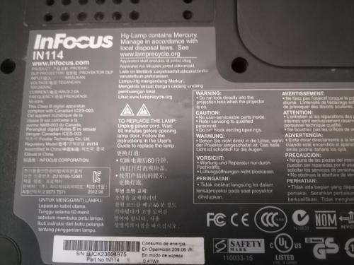 *FRESH NEW MONTH DEALS*R30 FREIGHT*PRE OWNED INFOCUS IN114 PROJECTOR*TOP QUALITY*WORKING 100%**