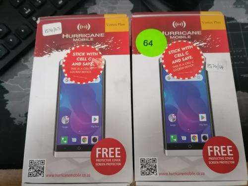 *BIRTHDAY  DEALS*R30 FREIGHT*BUY ONE GET ONE FREE**2 X BRAND NEW HURRICANE VORTEX+ PHONES**