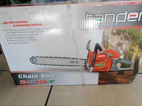 *SPRING SPECIAL*R30 FREIGHT*AWESOME BRAND NEW TANDEM 45CC CHAINSAW IN BOX WITH CHAIN/BAR ETC**