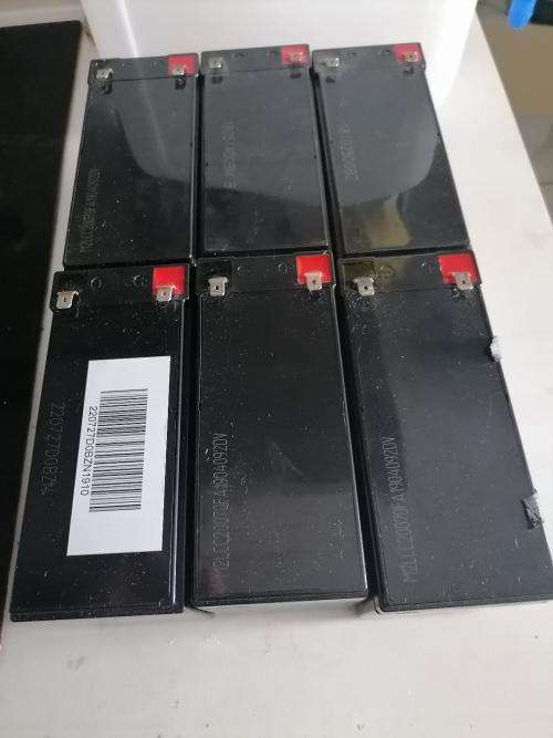 *LIQUIDATION ITEMS*R30 FREIGHT**BULK LOT OF 6 UNTESTED UPS BATTERIES*ONE BID FOR THE LOT*