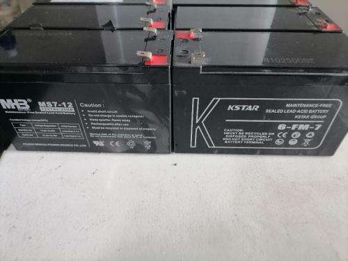 *LIQUIDATION ITEMS*R30 FREIGHT**BULK LOT OF 6 UNTESTED UPS BATTERIES*ONE BID FOR THE LOT*