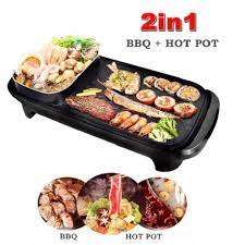 *GRAB THIS DEAL*R30 FREIGHT*DEMO FAMILY HOME BBQ AND HOTPOT 2 IN 1 IN BOX**