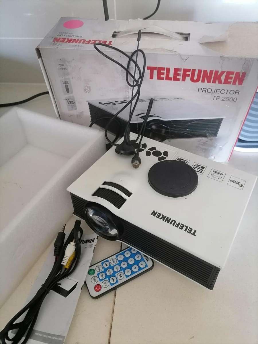 *YEAR END CLEARANCE*R30 FREIGHT*DEMO TELEFUNKEN TP 2000 MULTIFUNCTION 1080 PROJECTOR WITH REMOTE*