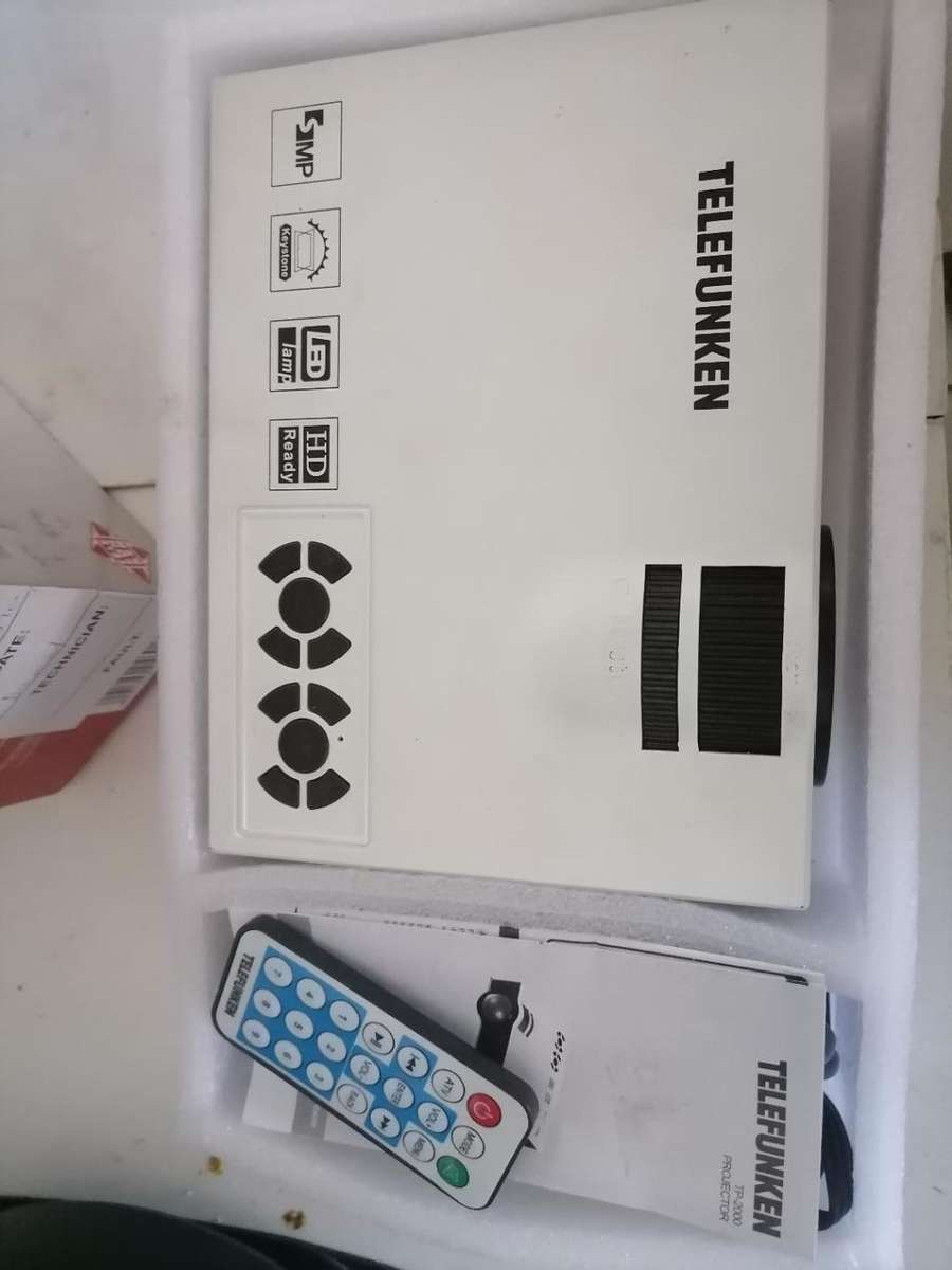 *YEAR END CLEARANCE*R30 FREIGHT*DEMO TELEFUNKEN TP 2000 MULTIFUNCTION 1080 PROJECTOR WITH REMOTE*