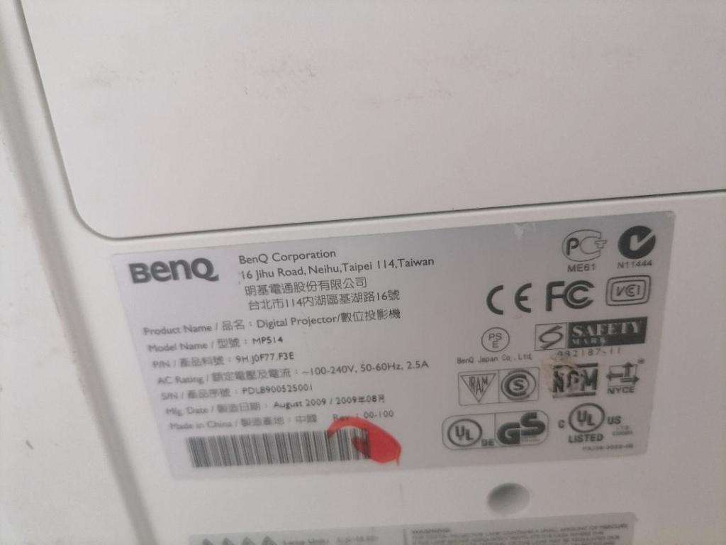 **2024 DEALS*R30 FREIGHT**BENQ MP514 DLP PROJECTOR WITH REMOTE*TOP QUALITY*WORKING 100%***