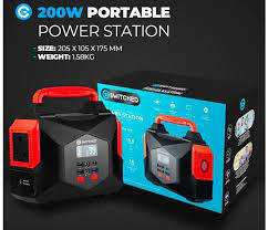 **BIG DEALS*R30 FREIGHT***BRAND NEW SWITCHED 200W POWER STATION IN BOX**R3000 RETAIL**