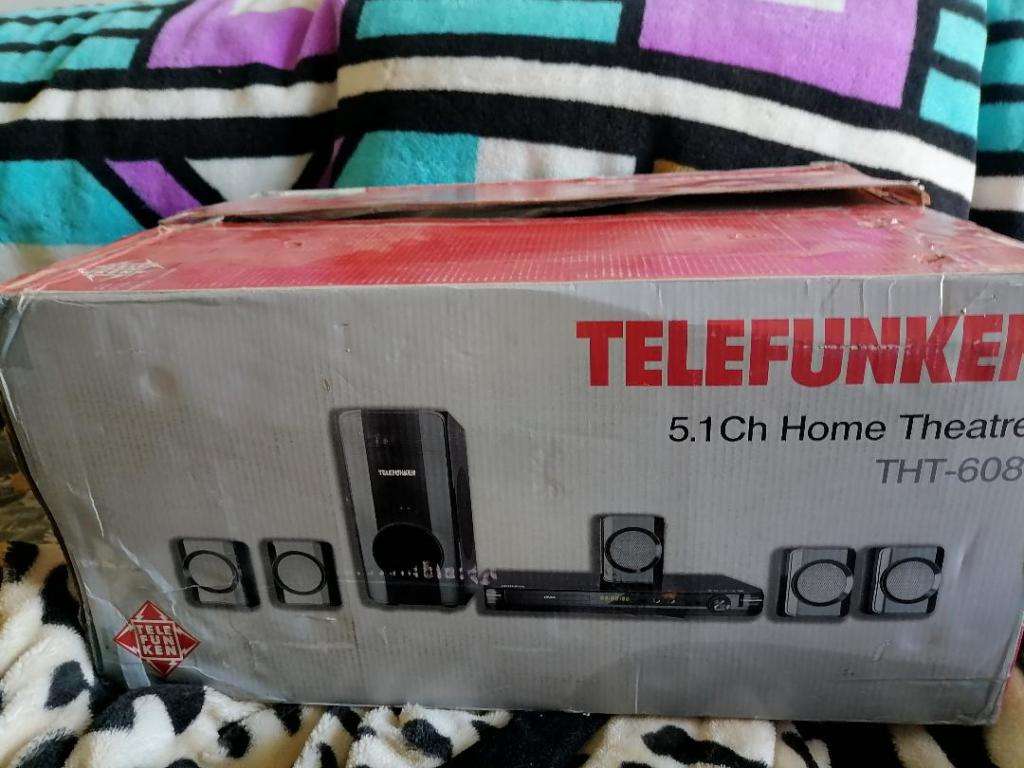 *SPOIL YOURSELF*R30 FREIGHT**DEMO TELEFUNKEN THT-608 DVD,USB,MP3 SURROUND SOUND SYSTEM*R2400 RETAIL*
